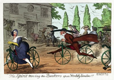 Lo Spirito che muove i Quaccheri sulle Vanità del Mondo!!, pub. 1819 da George Cruikshank